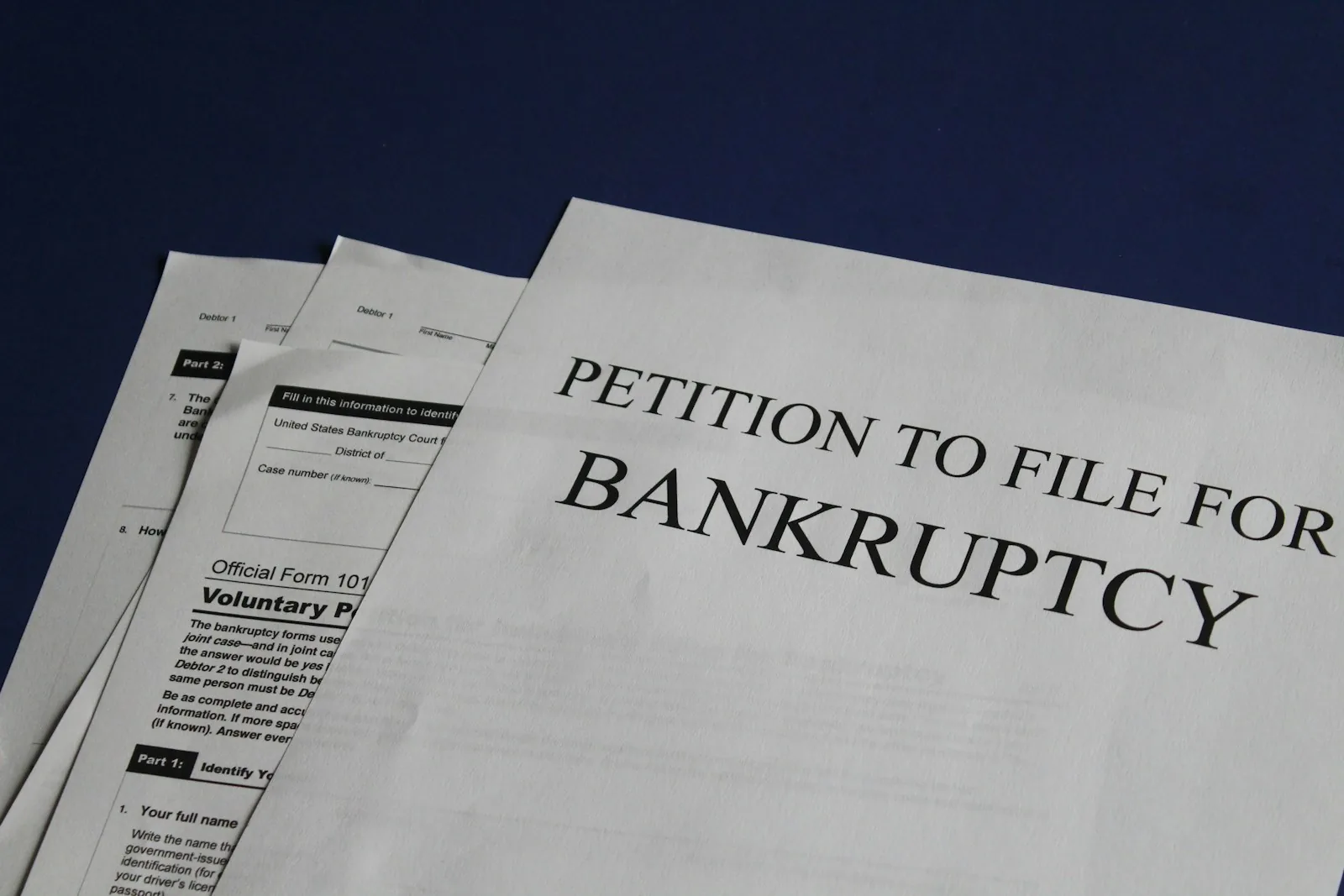 bankruptcy financial difficulties business