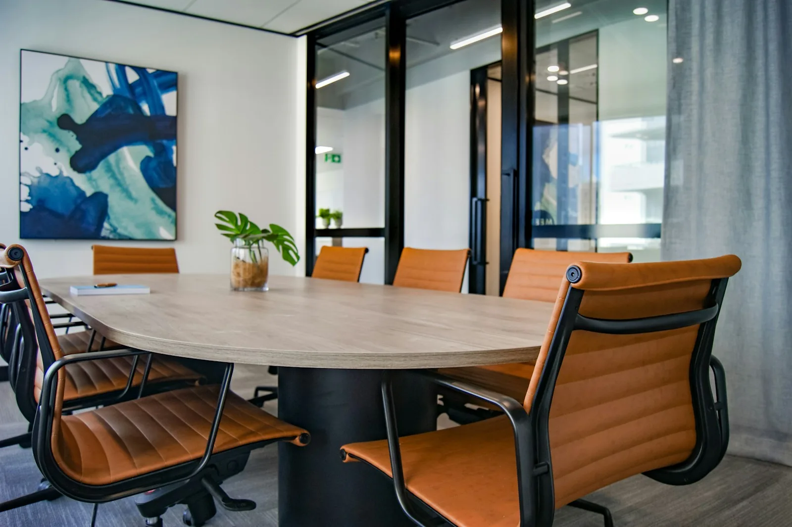 business meeting conference table