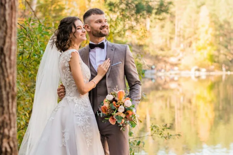 couple wedding planning celebration