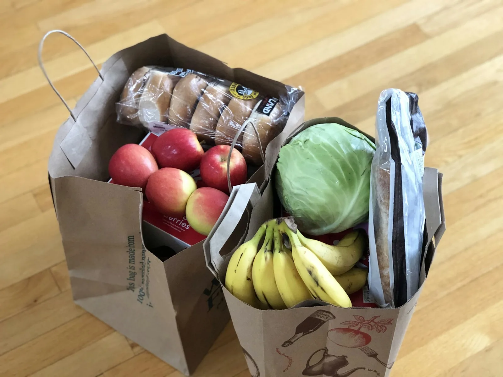 customer grocery shopping trip
