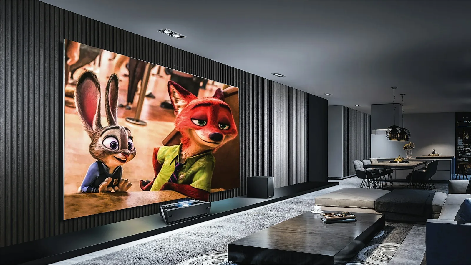 dedicated home theater setup