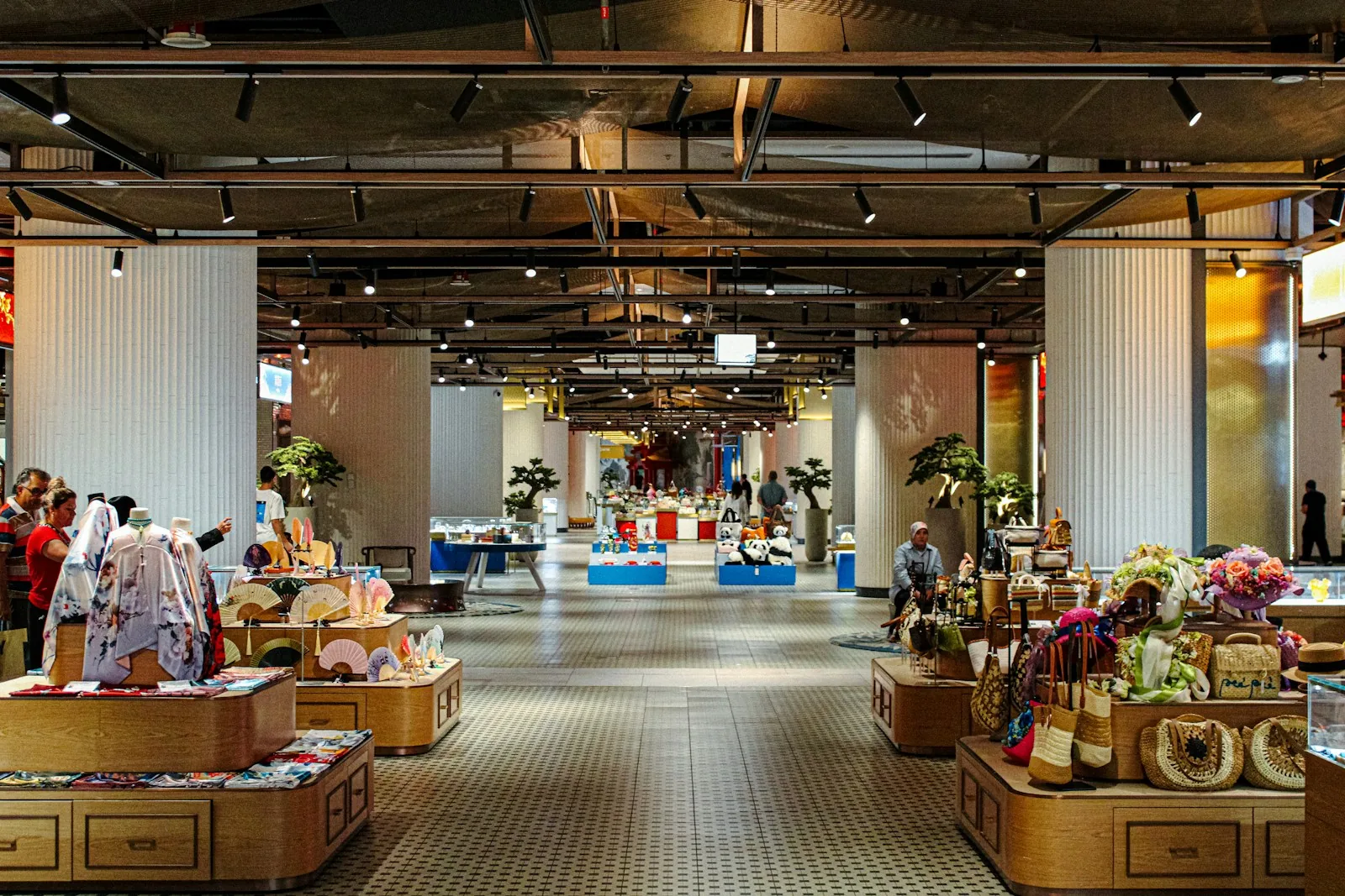 department store holiday shopping