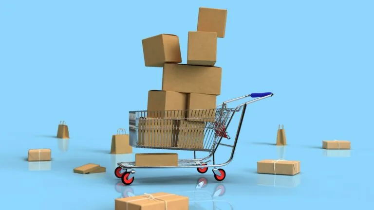 digital shopping cart grocery store