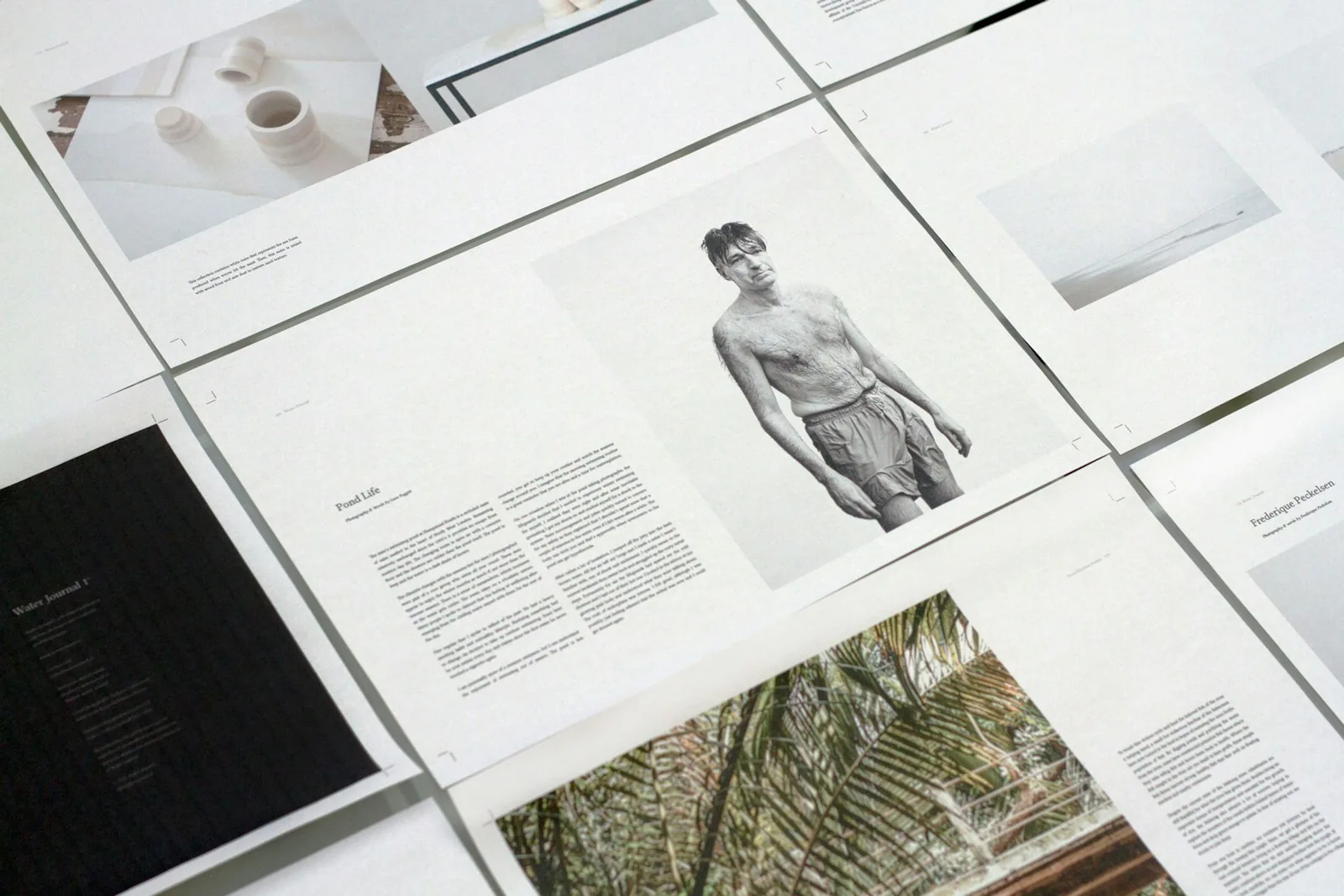 fashion magazine print editorial layout
