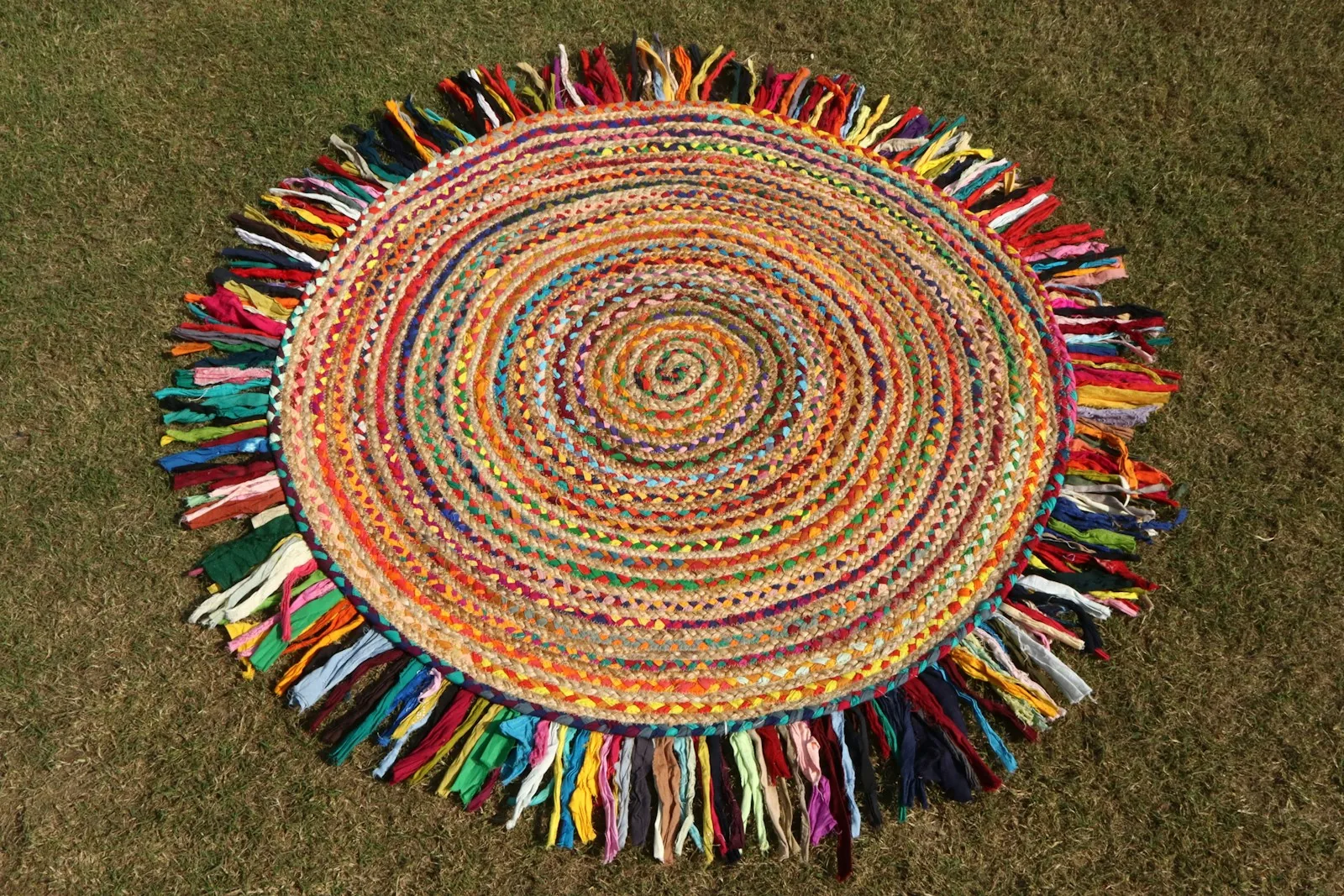 folded rugs home decor
