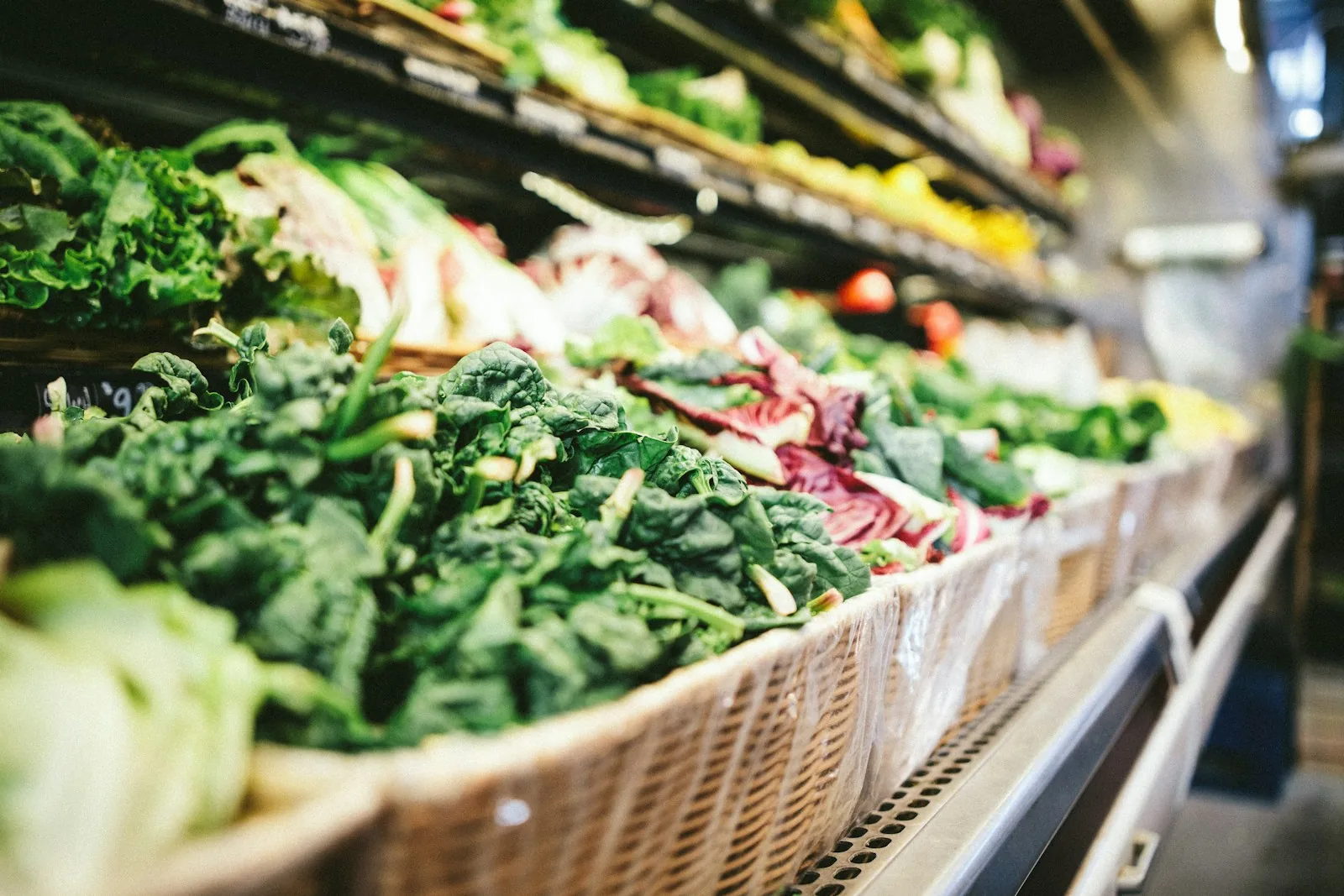 fresh food produce section