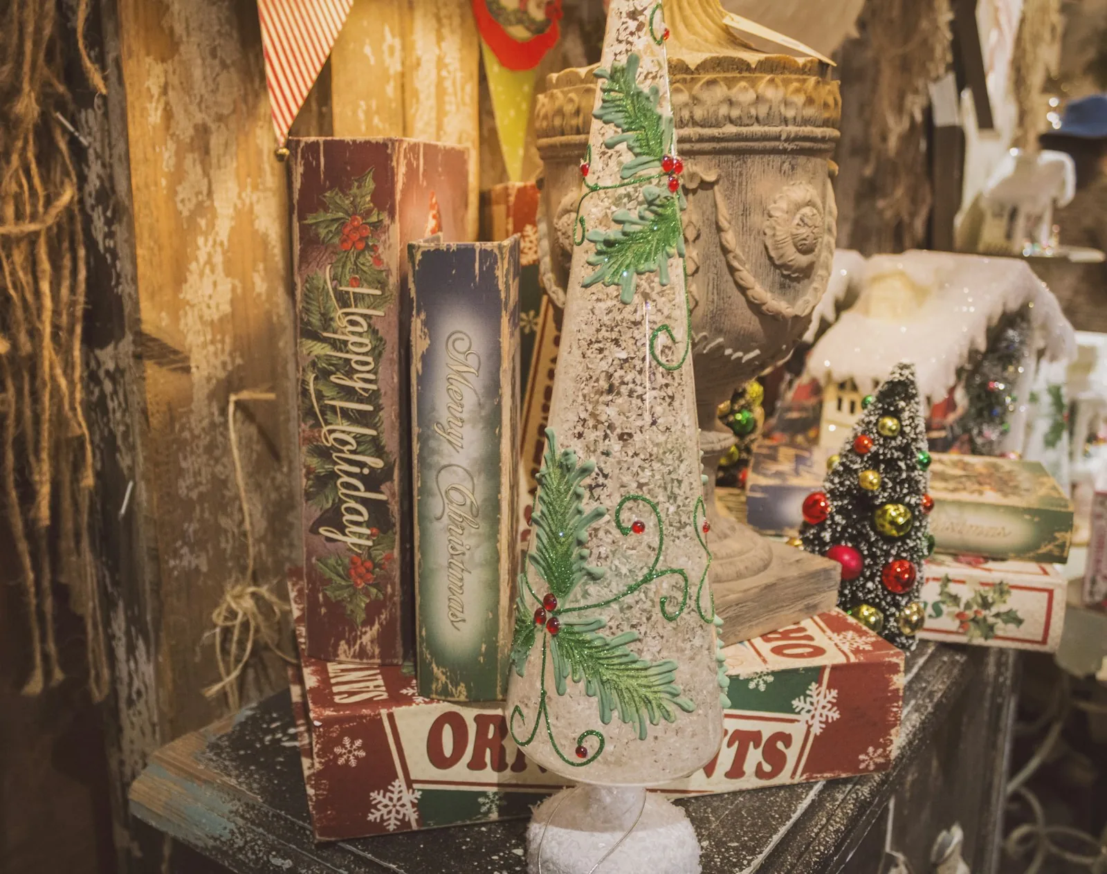 holiday gift sets display