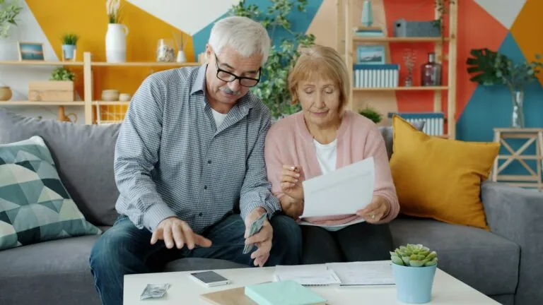 homeowner reviewing insurance documents