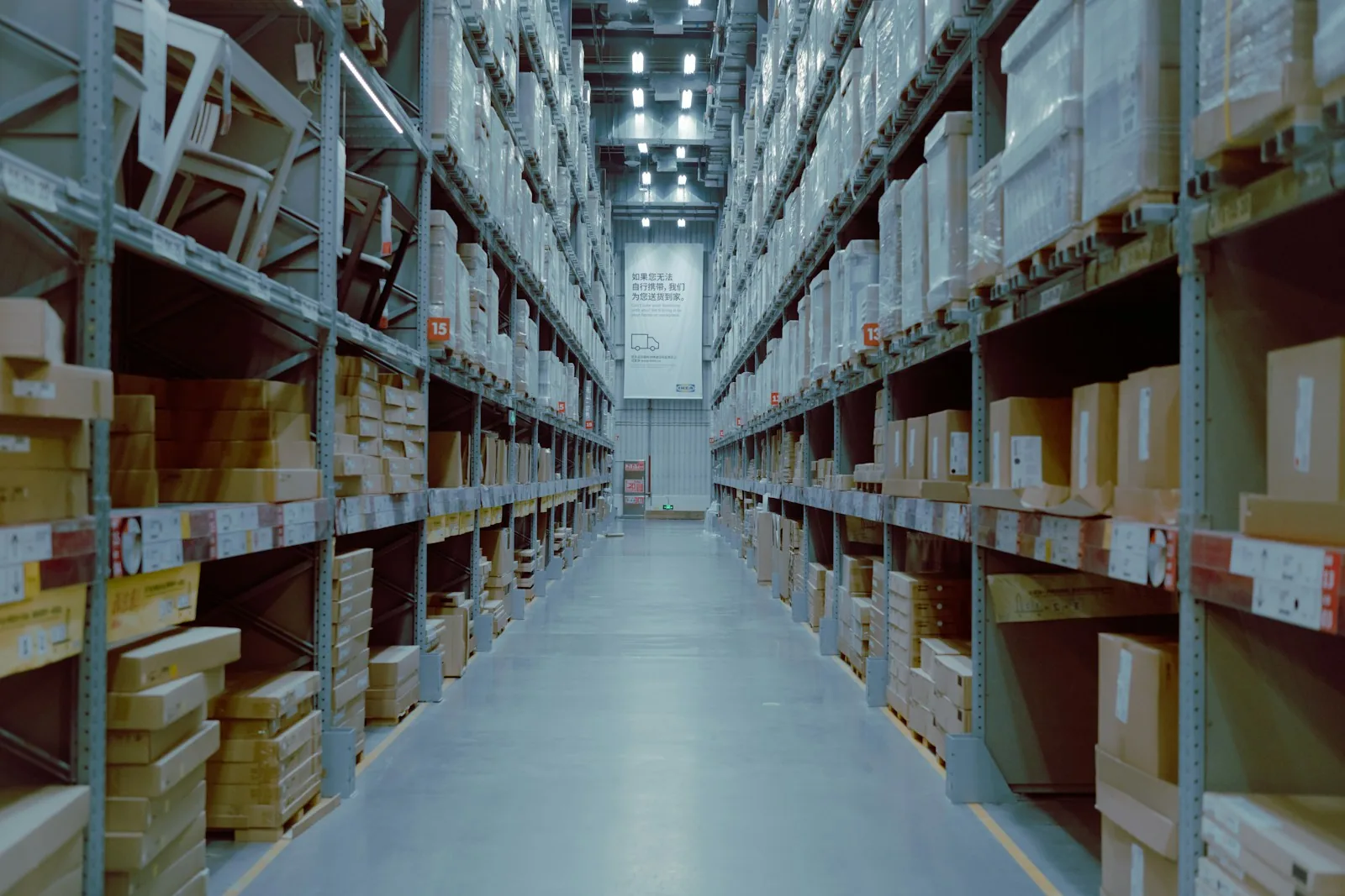 inventory warehouse stock shelves