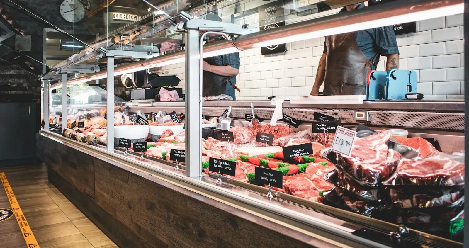 meat counter protein shopping