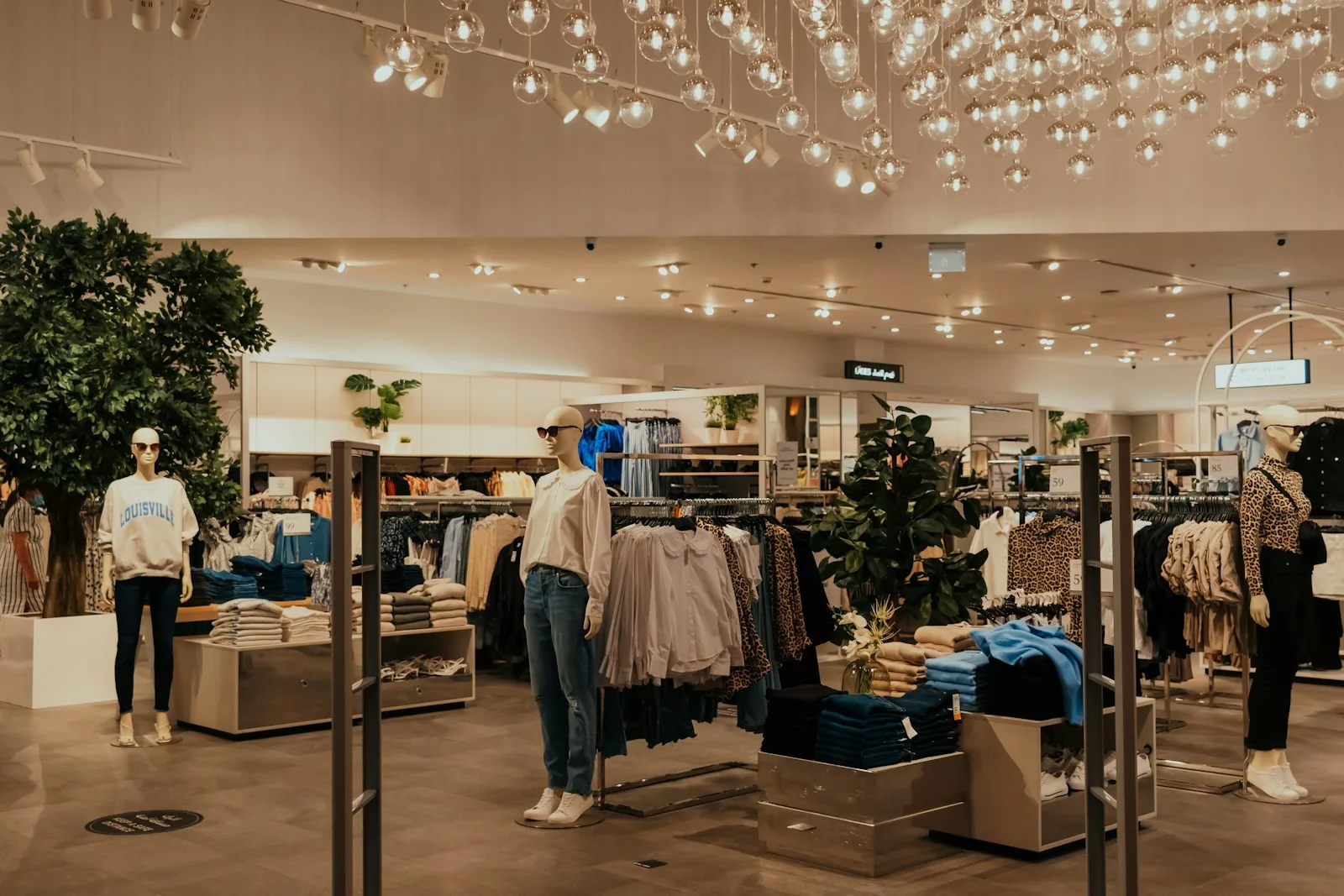 modern retail store shopping
