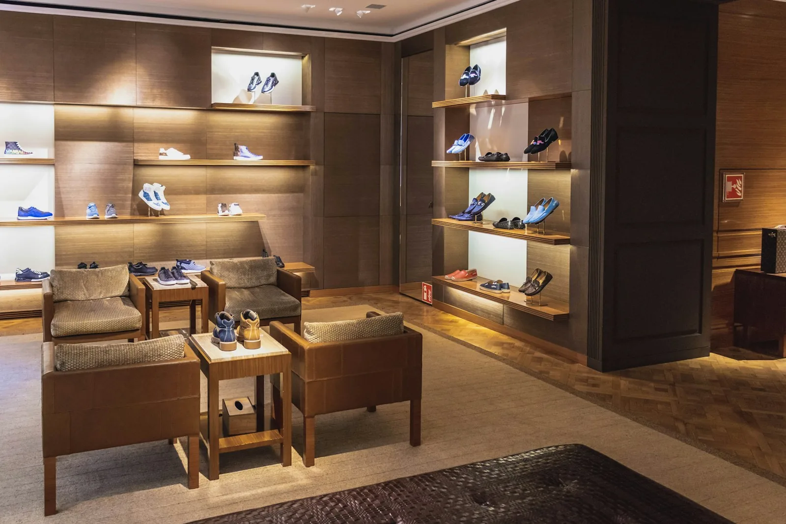 modern shoe store interior boutique