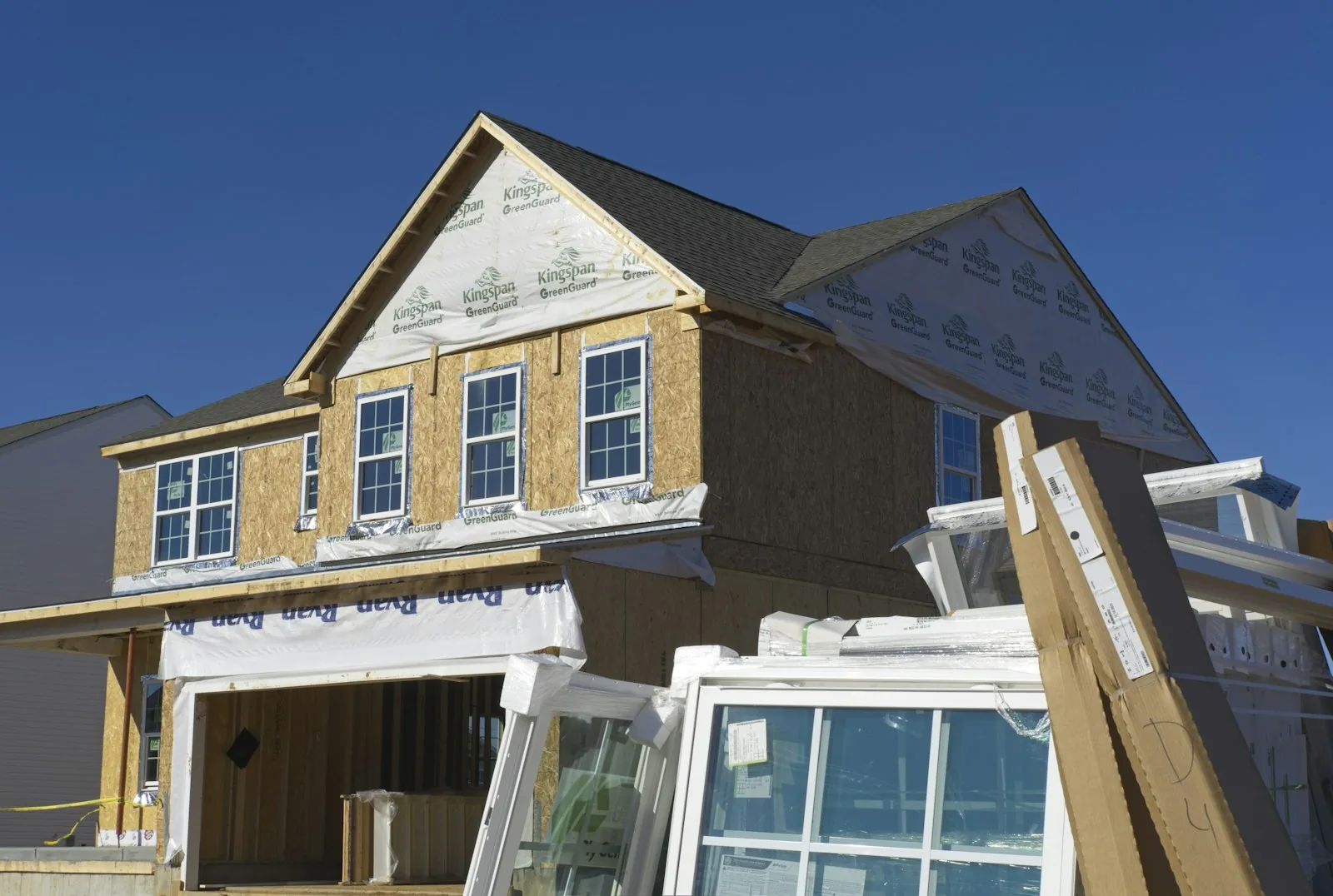 new home construction exterior