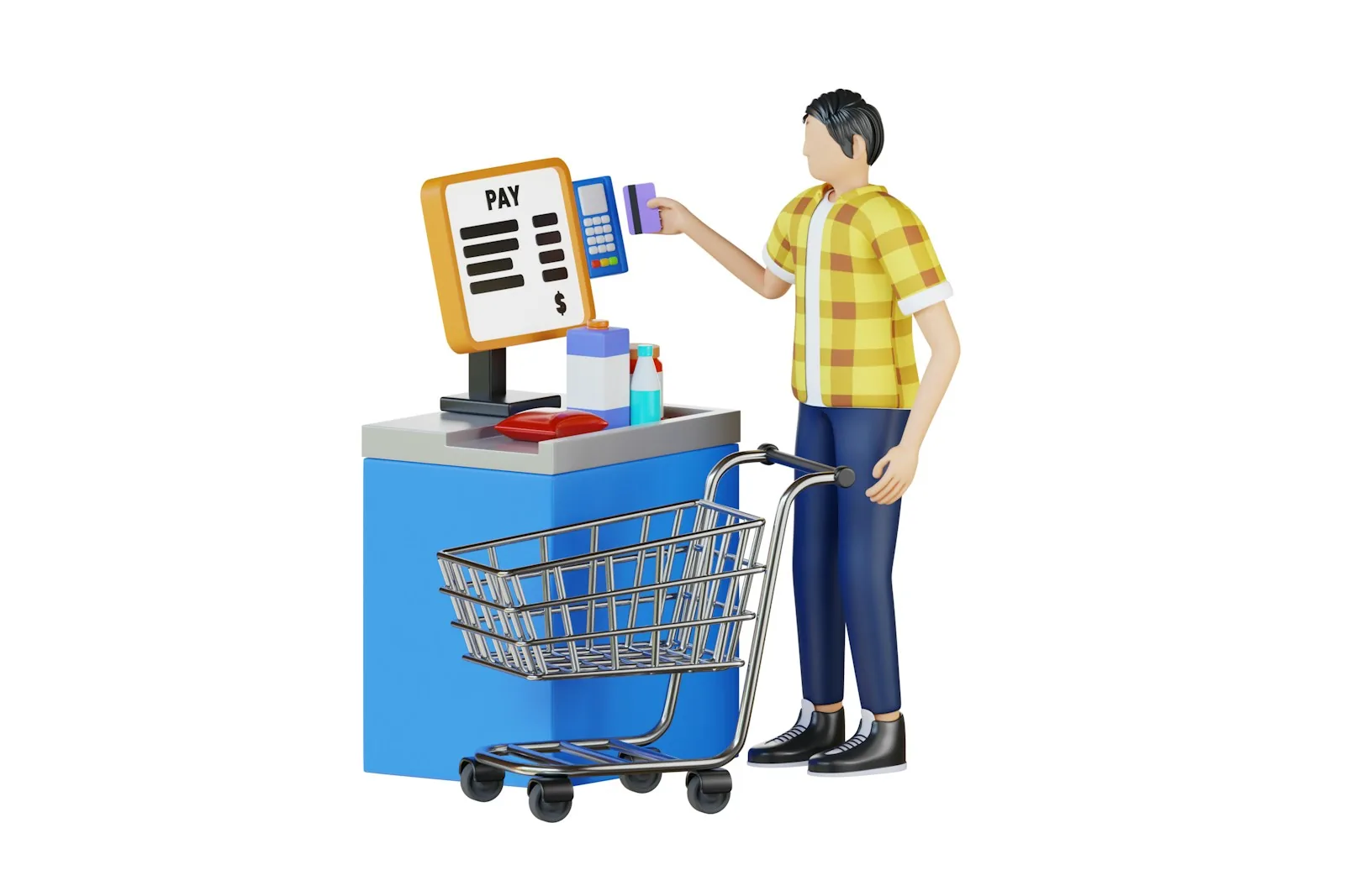 online shopping cart checkout process