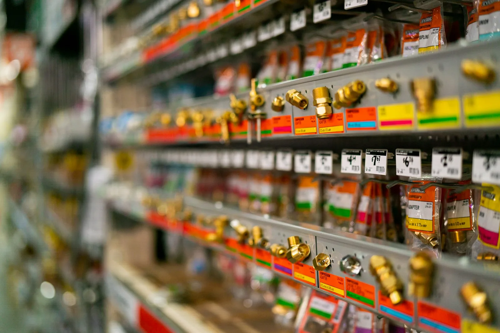 retail shelf stock merchandise