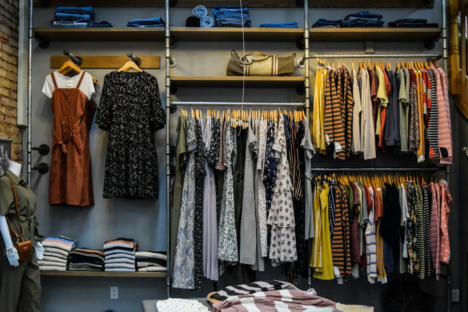 retail store shelves merchandise