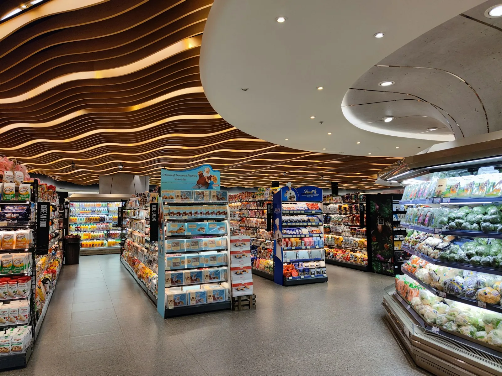 retail store shelves products
