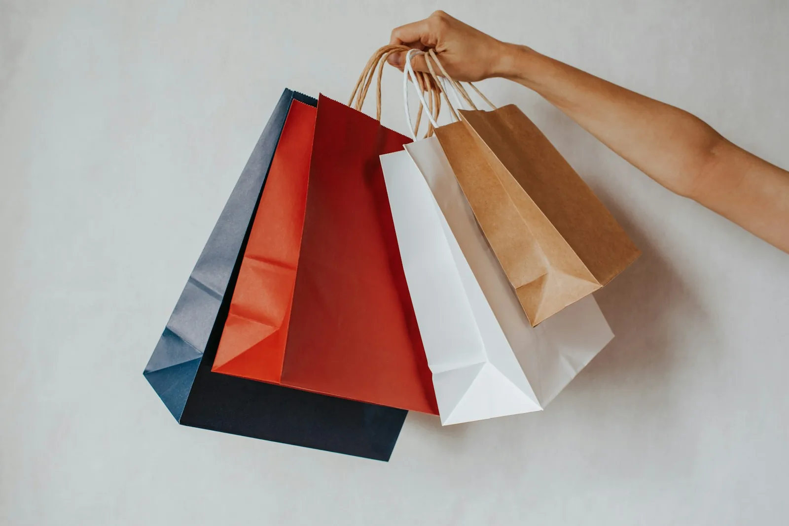 shopping bags retail store
