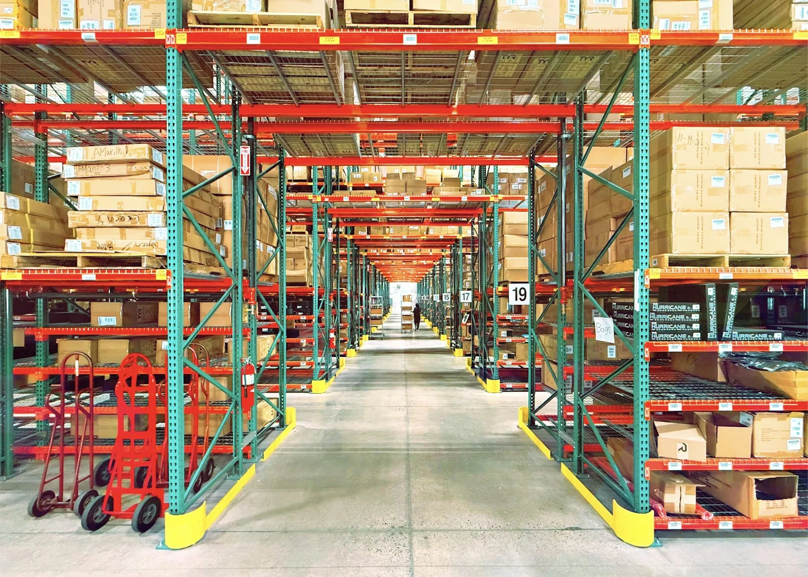 warehouse inventory management organized